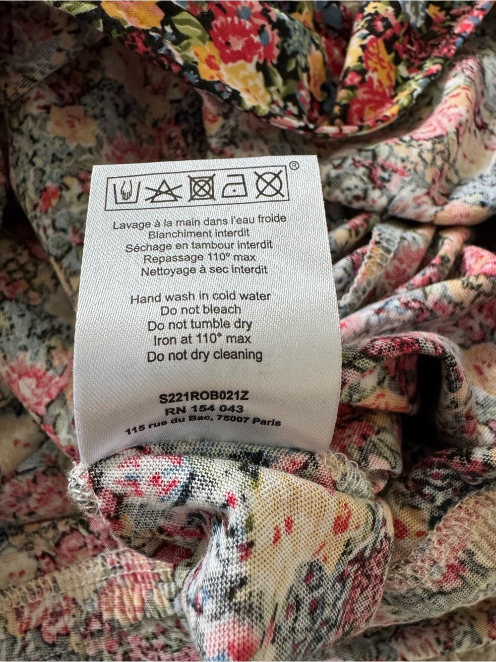 Sezane Luce Floral Midi Dress - Picture 7 of 8